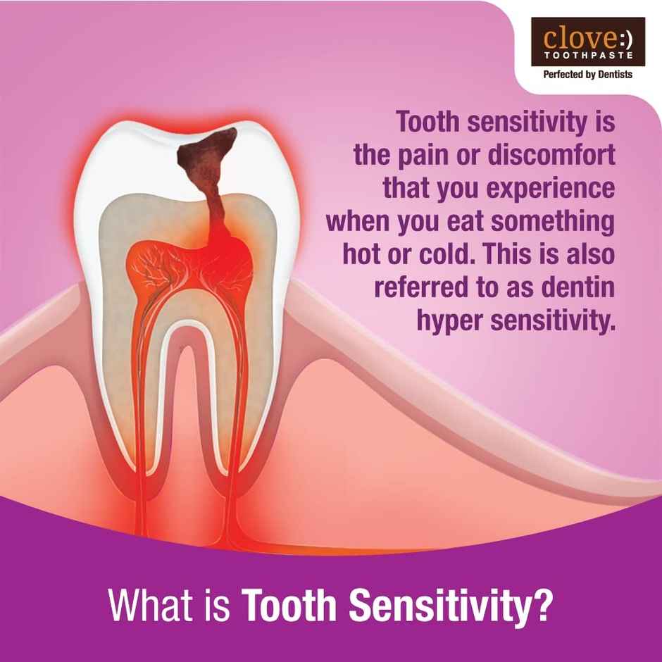 Clove Sensitive Toothpaste with Anti-Sensitivity & Fluoride Formulation