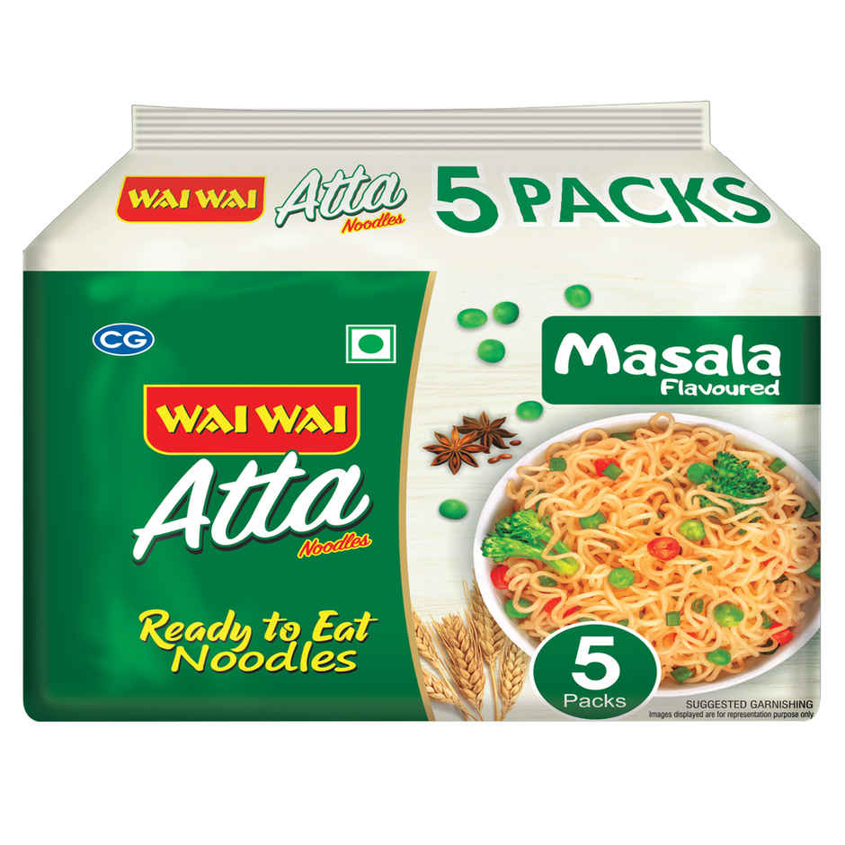 Wai Wai Ready to Eat Atta Chicken Noodles | 5 in 1