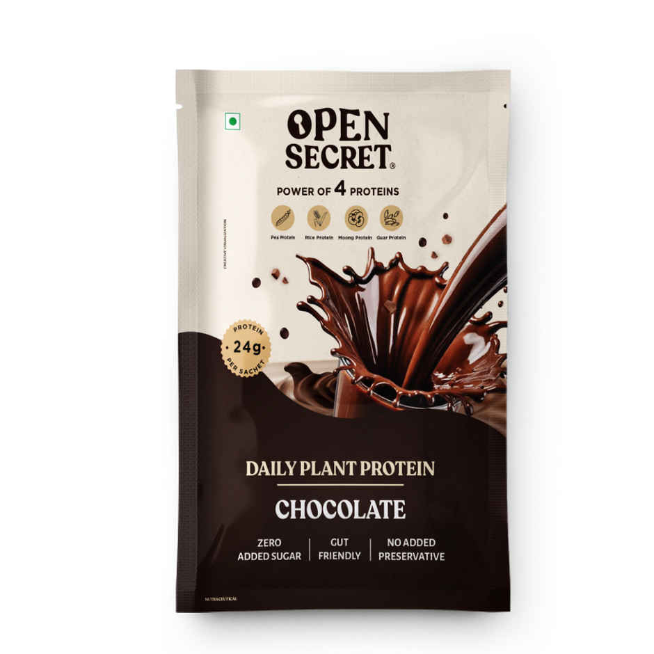 Open Secret Chocolate Plant Protein Single Scoop | 24g Vegan Protein