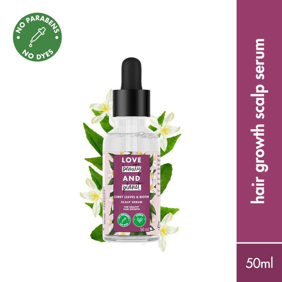 Love Beauty & Planet Curry Leaves & Vegan Biotin Hair Growth Scalp Serum