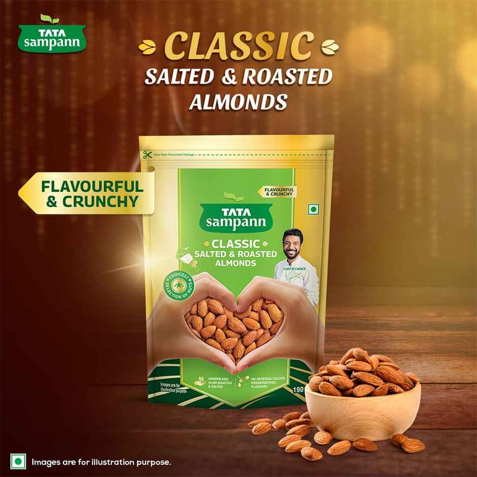 Tata Sampann Classic Salted & Roasted Almonds