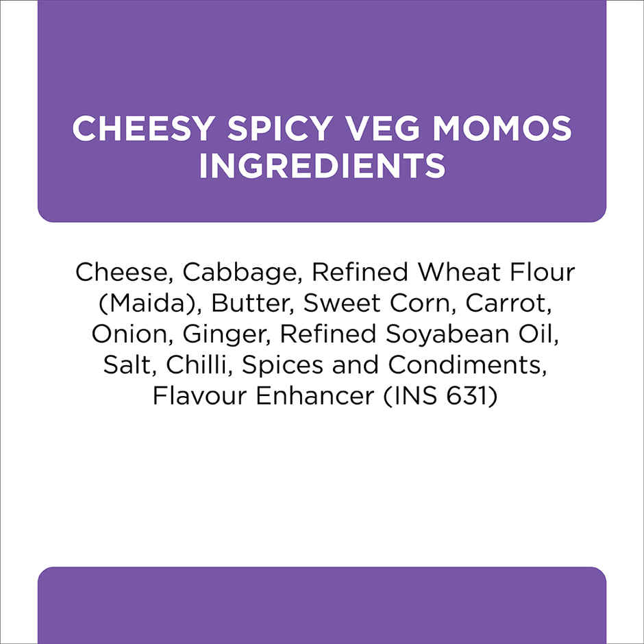 Prasuma Cheesy Spicy Veg Momos | Soft & Flavourful