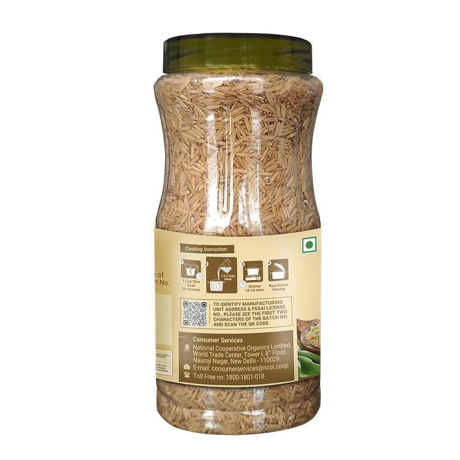 Bharat Organics Traditional Brown Basmati Rice
