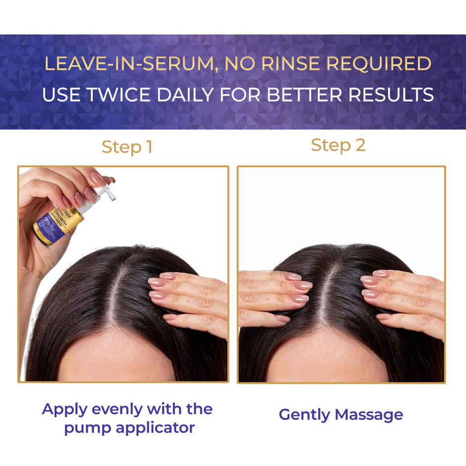 Streax Vitagrowth Hair Serum with 3% Redensyl, 4% Anagain, 3% Baicapil, Biotin & Caffeine