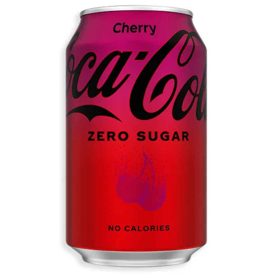 Coca-Cola Cherry Zero Sugar Soft Drink Can