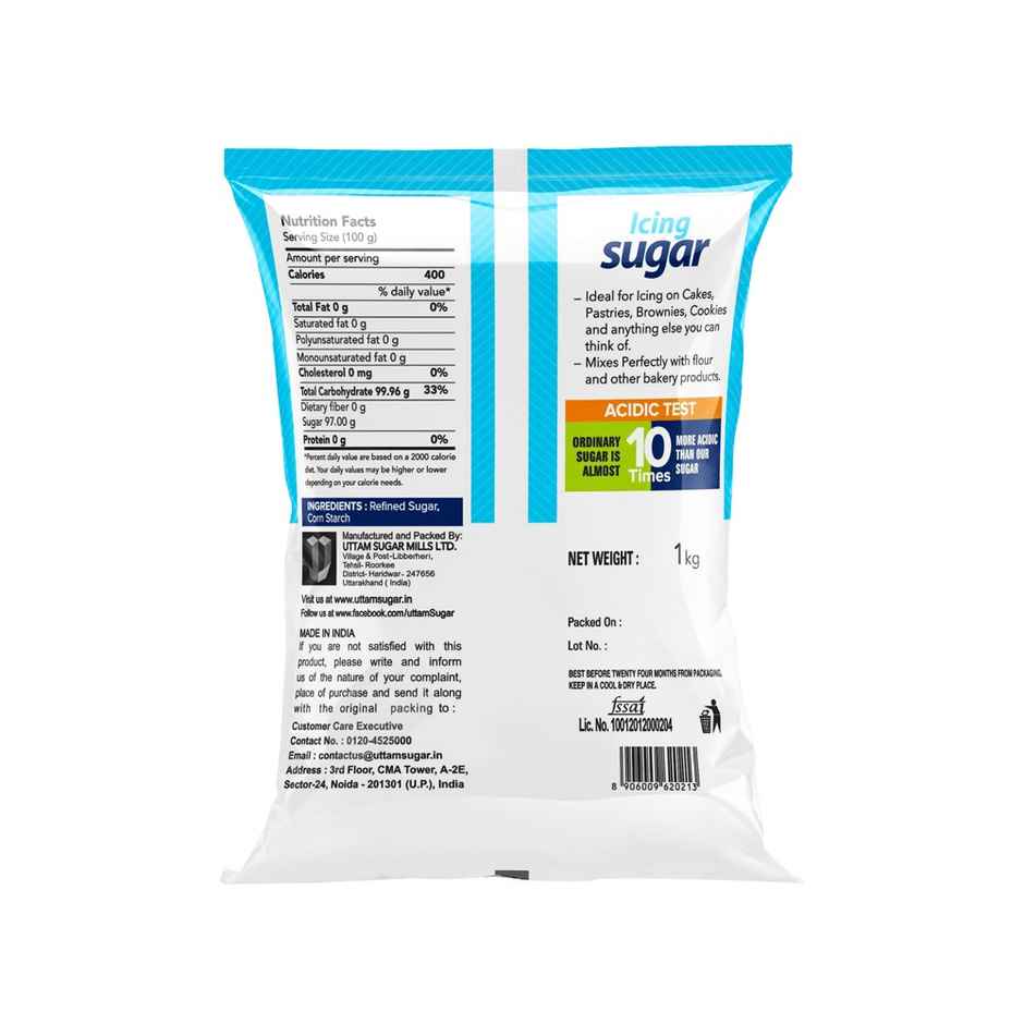 Uttam Double Refined Icing Sugar