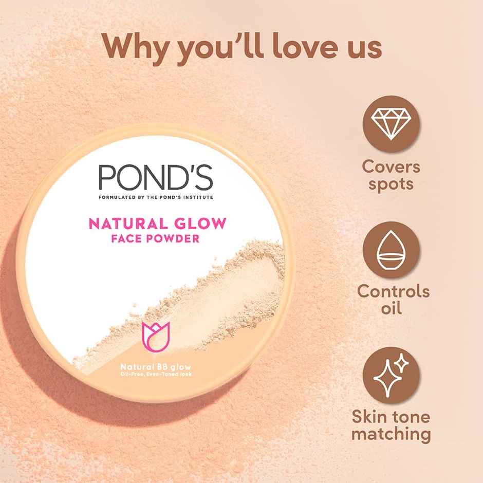 Pond's Natural Glow Face Powder Bb Glow