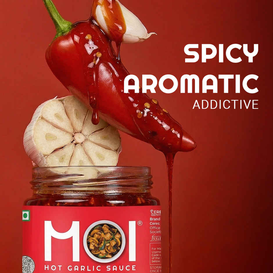 Moi Soi Hot Garlic Sauce - For Stir Fry Marinade | Spread & Dip