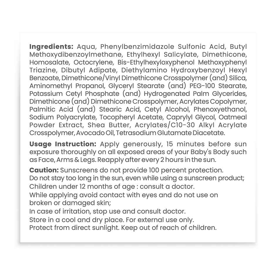 Mother Sparsh Simply Unscented Sunscreen For Babies With Spf 50