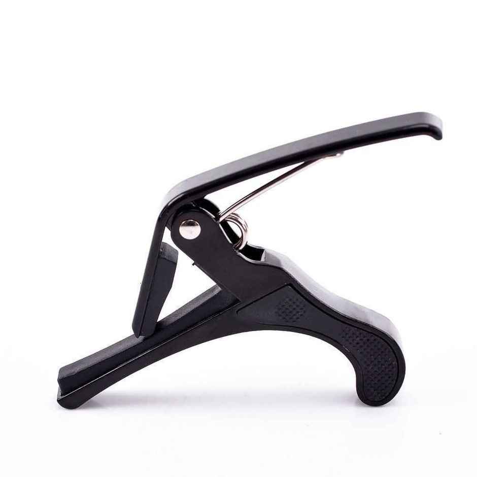 Juarez One-Handed Trigger Guitar Capo for Ukulele & Guitars - Quick Change, Black