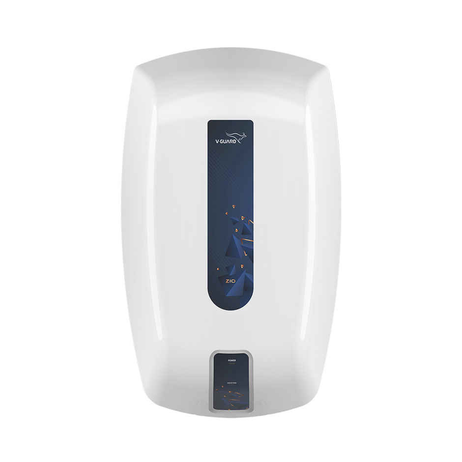 V-Guard Zio Instant Geyser 5 Ltr Wall Mount Water Heater|White-Blue