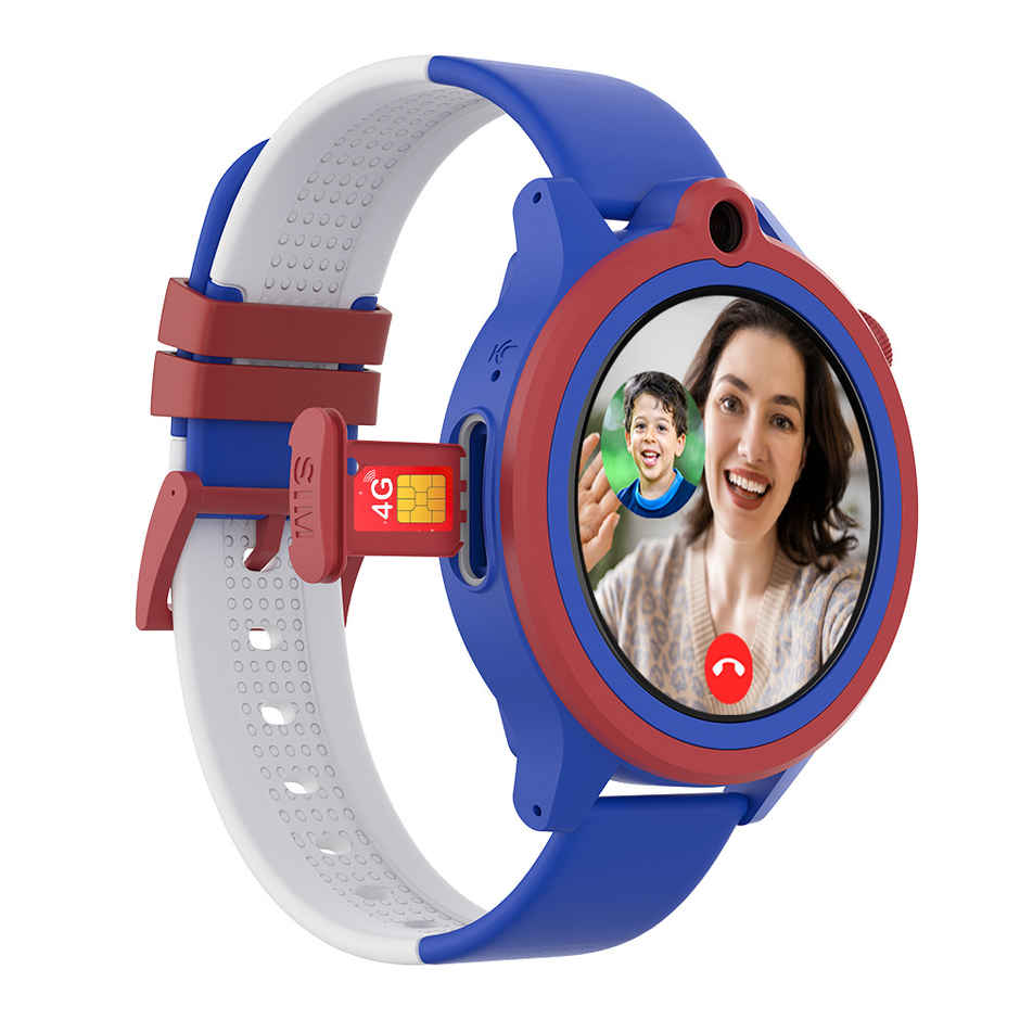Next-Gen+ Kids Smart Watch with GPS | Fever Alert | Video Call | Best Gift | Age 3-13 | Captain Blue