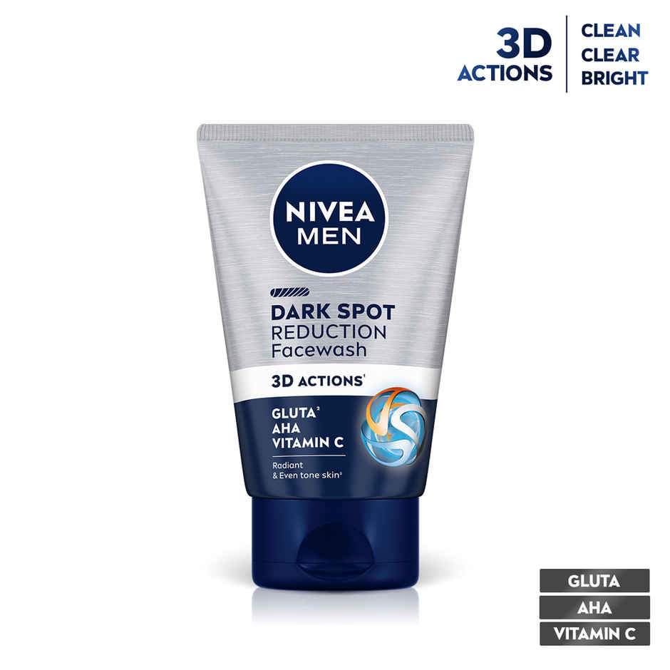 Nivea Men Dark Spot Reduction Face Wash - 10 X Vitamin C Effect