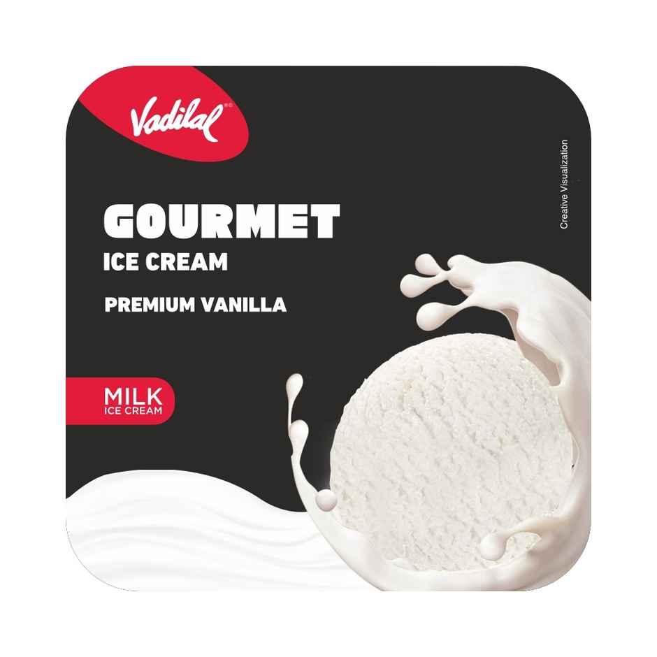 Vadilal Vanilla Gourmet Ice Cream Tub | Smooth & Indulgent