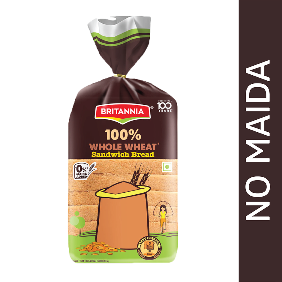 Kissan Mixed Fruit Jam(700gms) & Britannia Pure Whole Wheat Bread(450gms) Combo