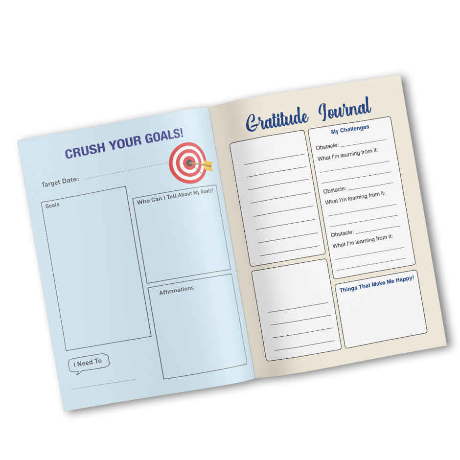 Classmate Pulse Unruled Hard Cover Notebook (A5, 80 GSM, Assorted Design)