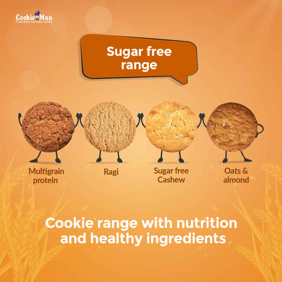 CookieMan Multigrain Sugar Free Biscuits | Maida-free and Trans Fat-free Combo