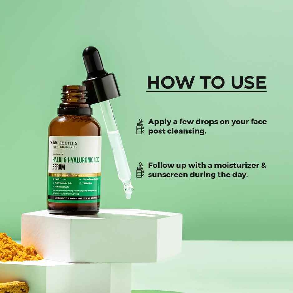 Dr. Sheth's Haldi & Hyaluronic Acid Serum