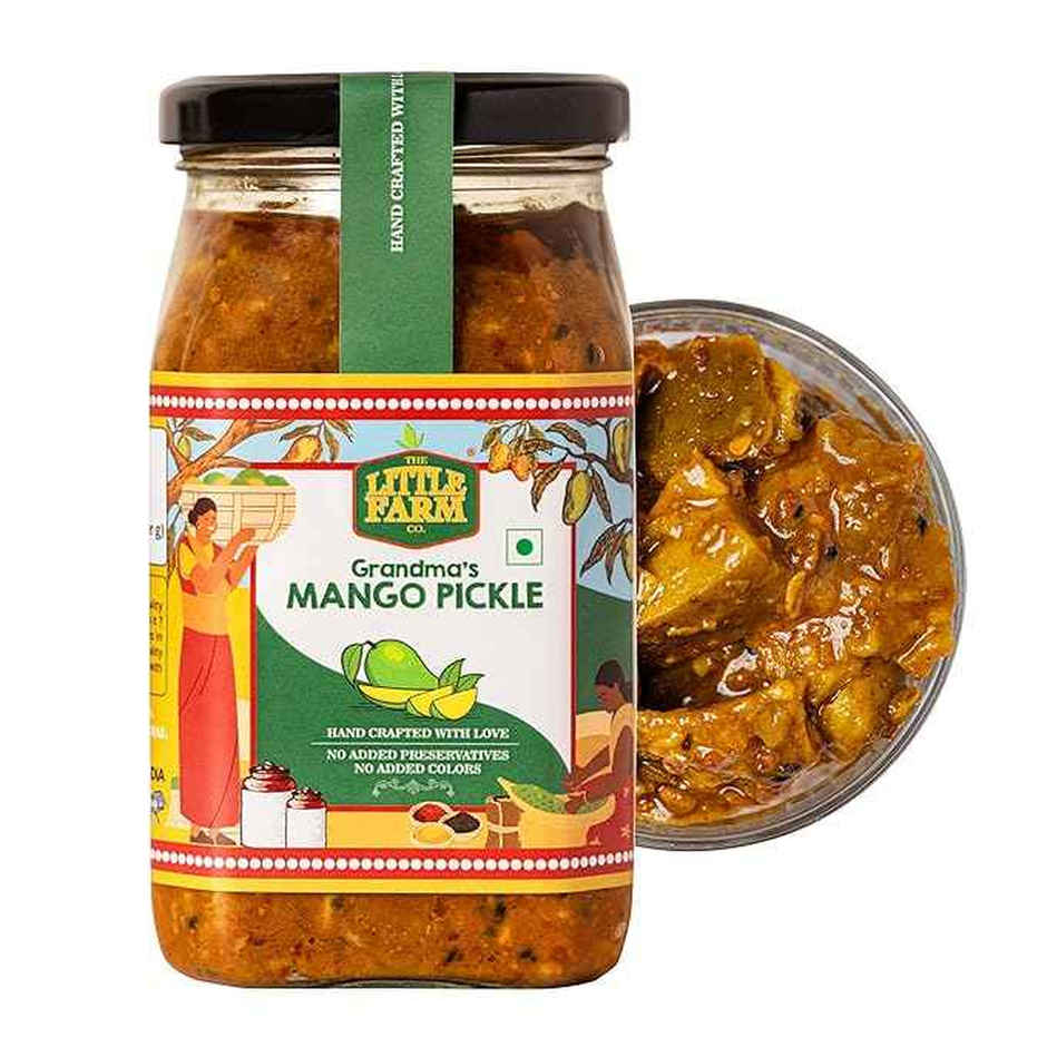 The Little Farm Co. Mango Pickle | Achaar | Made in less oil (400g)