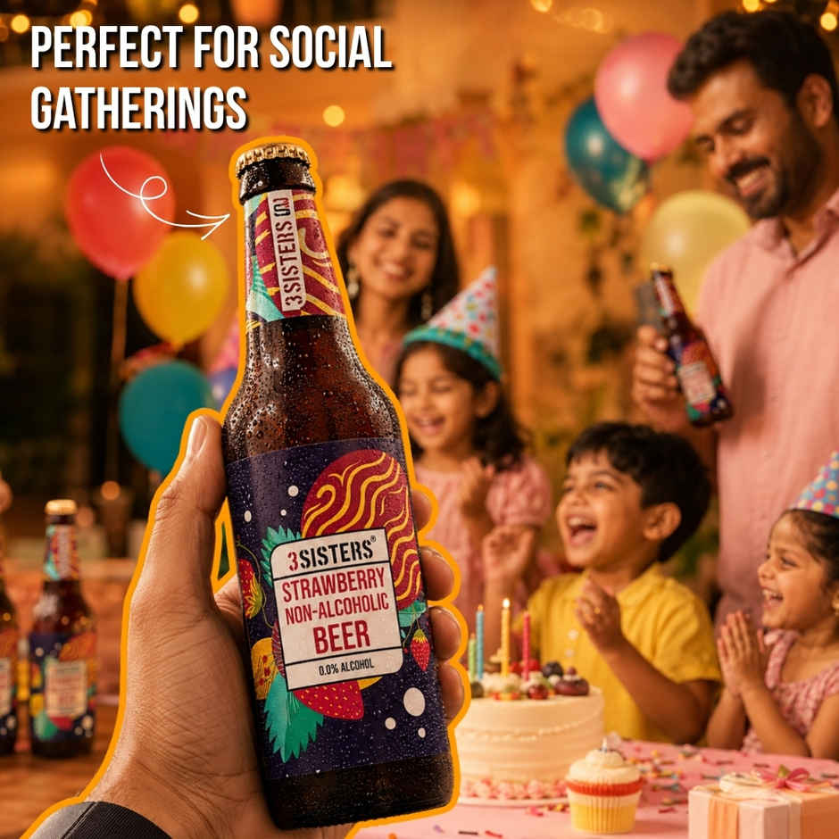 3 Sisters Strawberry Non-Alcoholic Beer