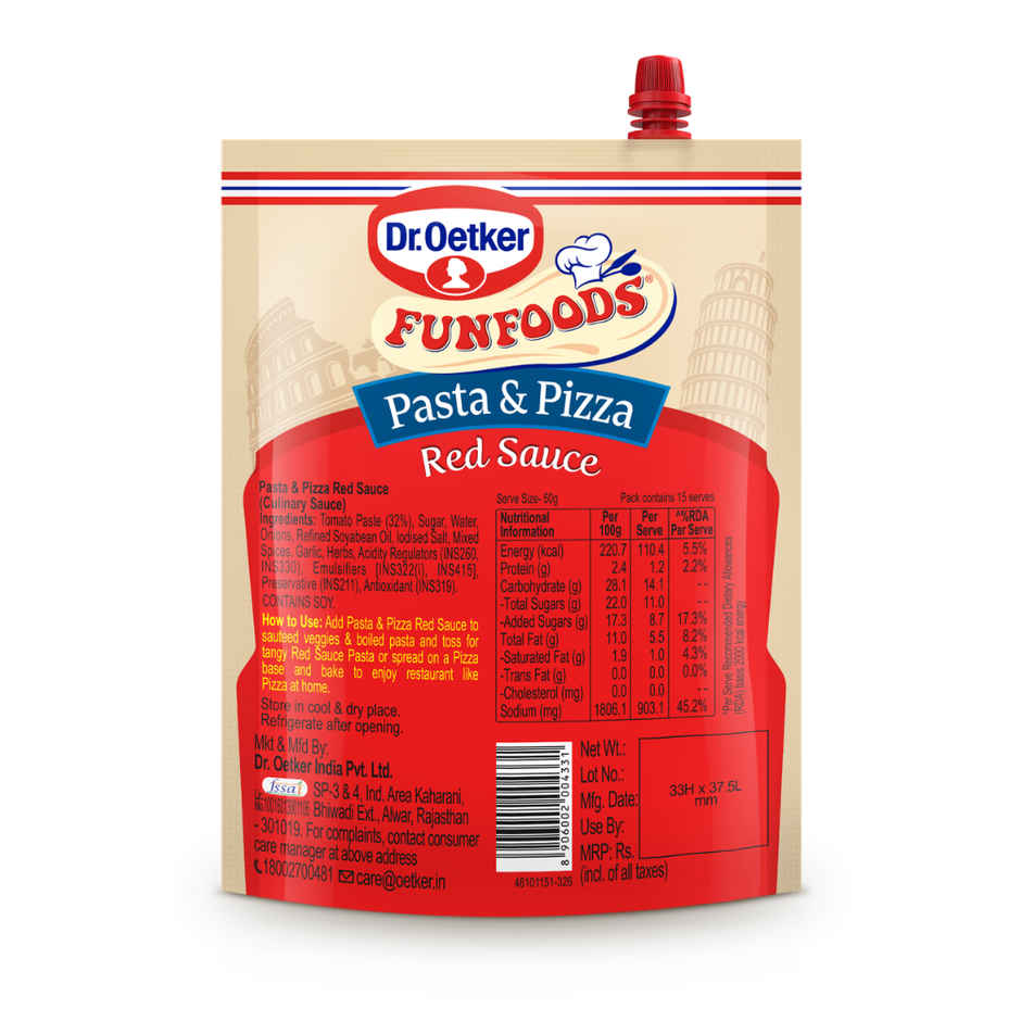 Dr.Oetker Pasta & Pizza Red Sauce