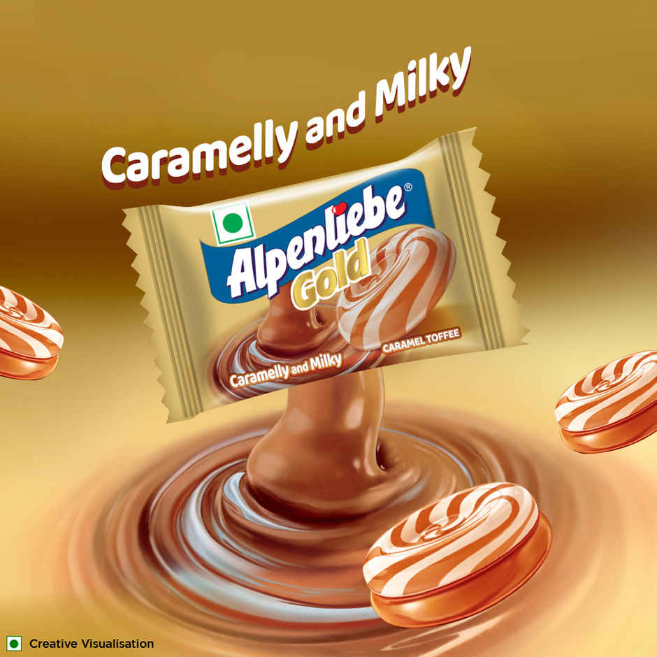 Alpenliebe Gold More Caramelly More Tasty Toffee Pouch