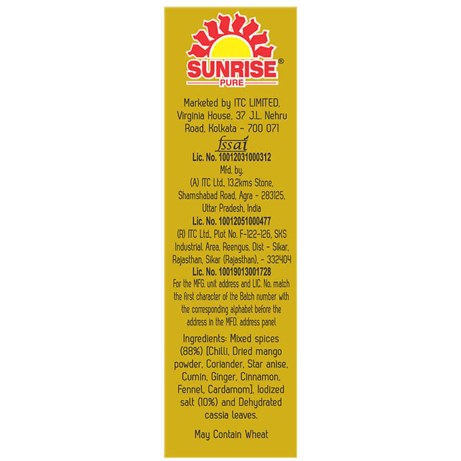 Sunrise Pure Pav Bhaji Spice Powder