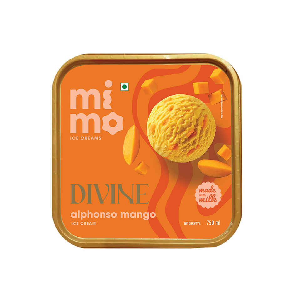 Mimo Alphonso Mango Divine Ice Cream Tub