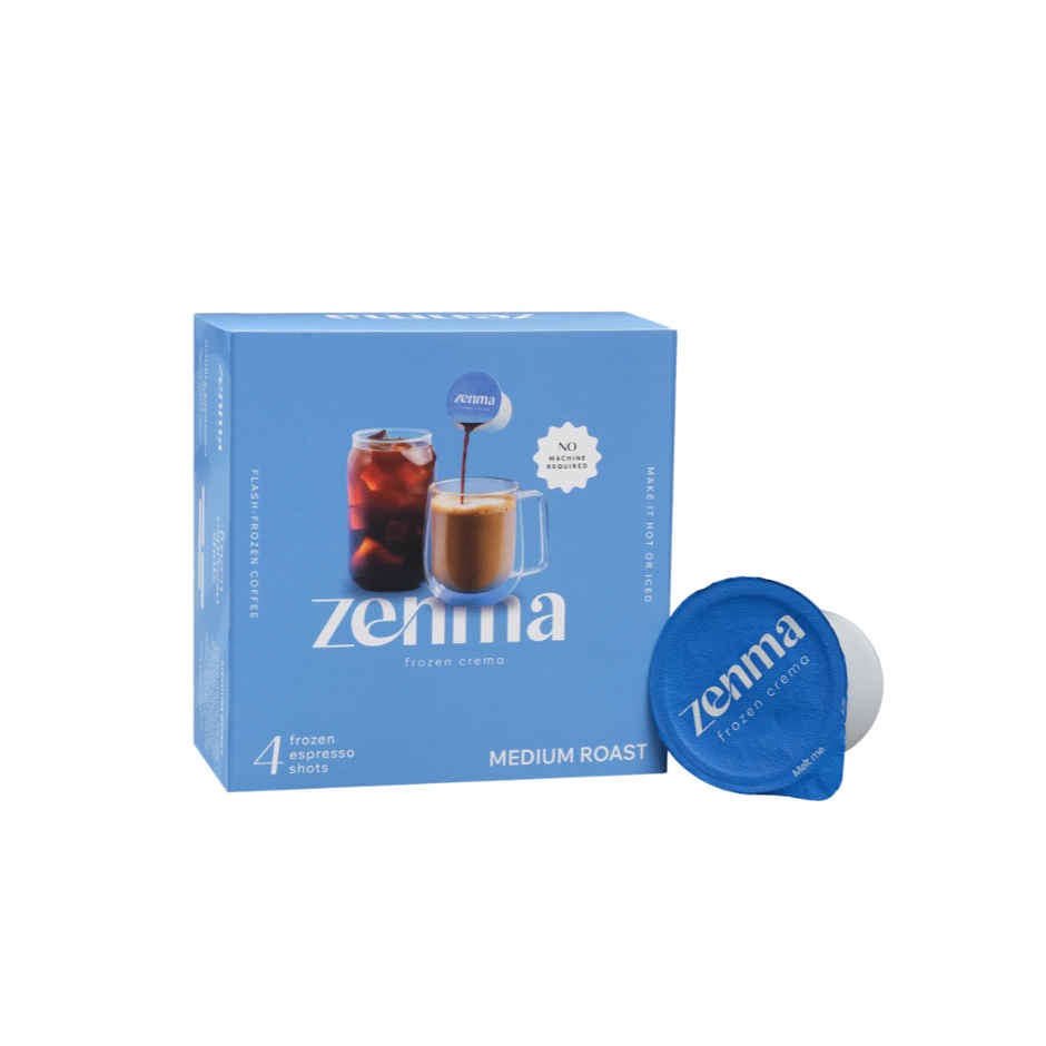 Zenma Frozen Espresso Shots Medium Roast Coffee Pods