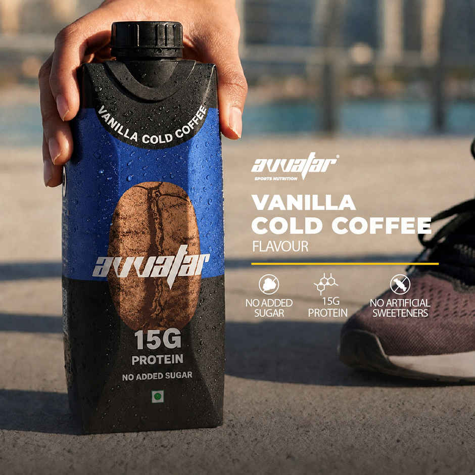 Avvatar Vanilla 15g protein Cold Coffee
