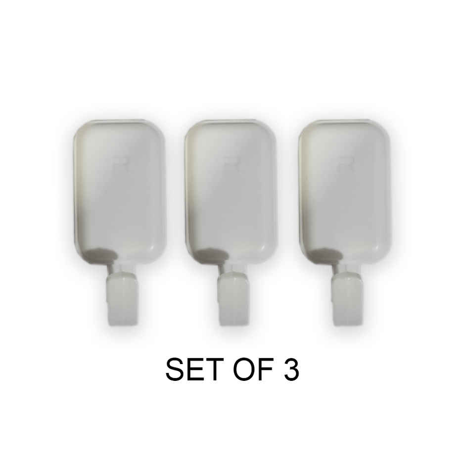 Chrome 2807 Self Adhensive Wall Hook | Set Of 3 - Assorted