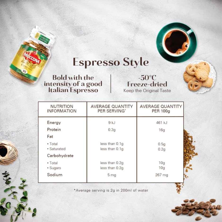 Moccona Espresso Style Instant Coffee
