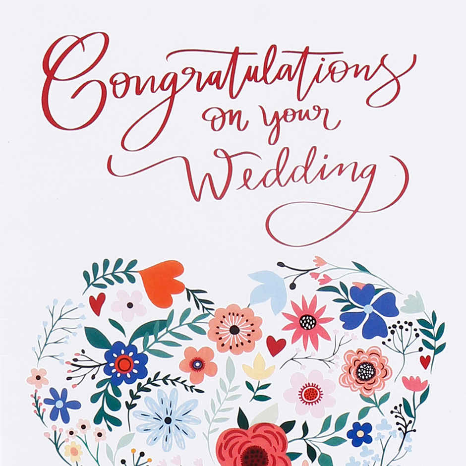 Archies Congratulations on Your Wedding Greeting Card