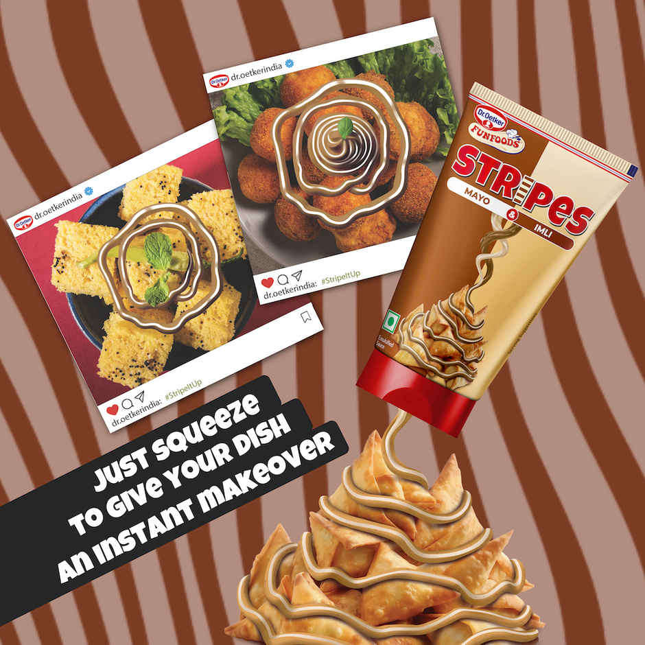 Dr. Oetker Funfoods Stripes - Mayo & Imli | Veg