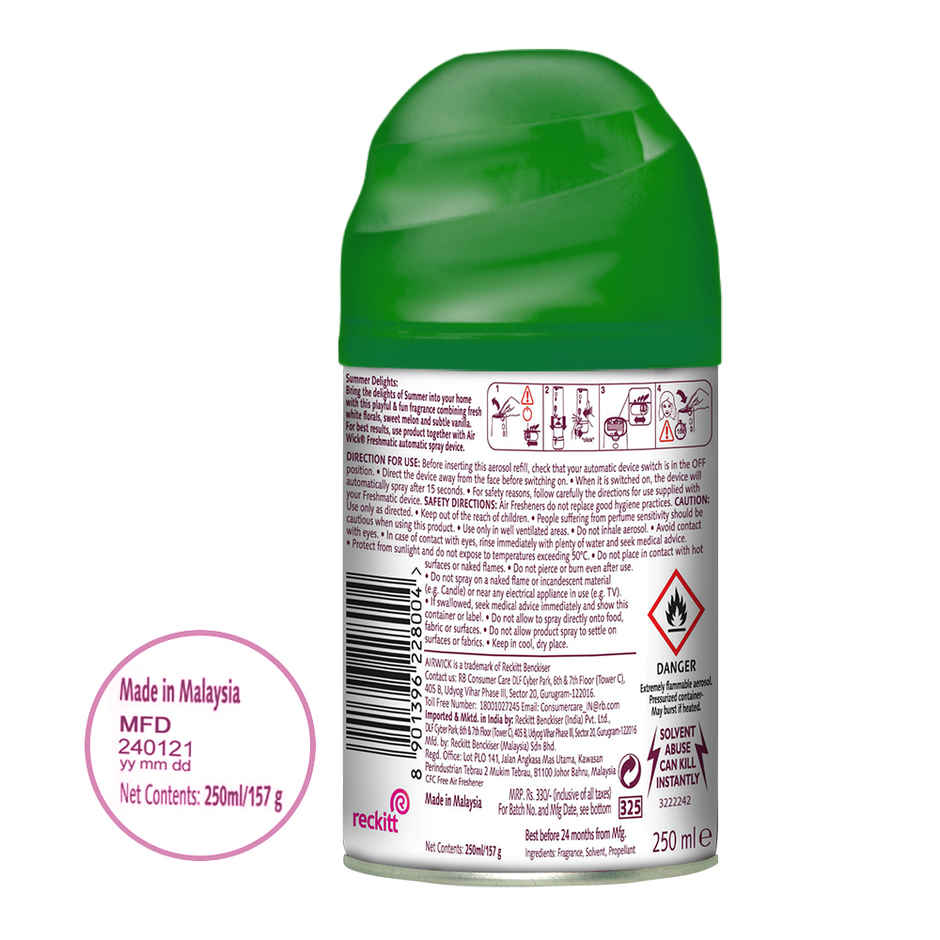 Air Wick Summer Delights Freshmatic Room Freshener Refill