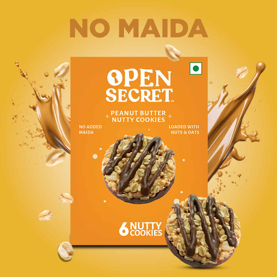 Open Secret Zero Maida Peanut Butter Protein Cookies