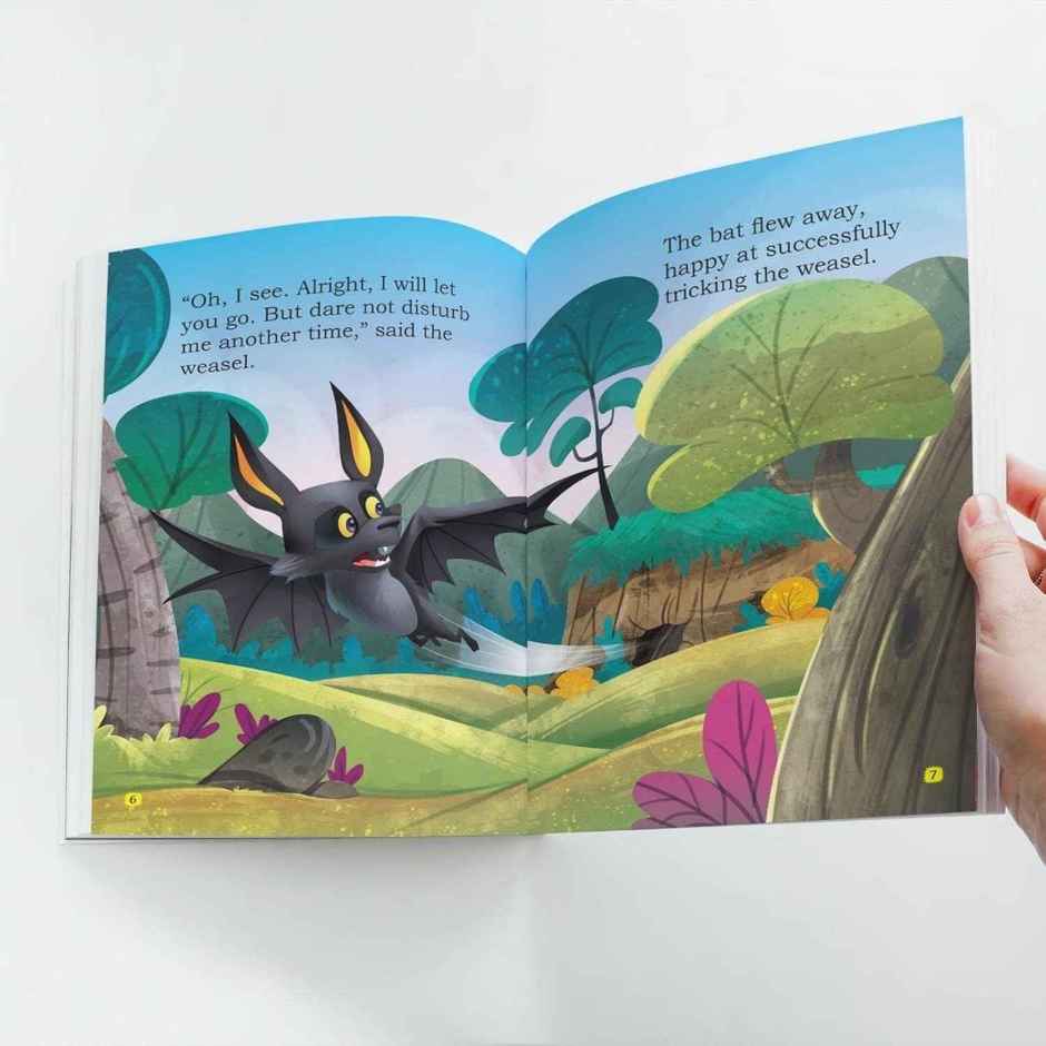 Story Book for Kids (Set of 10 Books) - Aesop's Fables - Moral Stories - 3 Years to 10 Years old