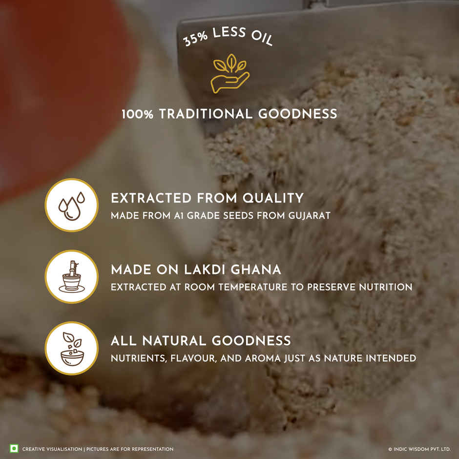 Indic Wisdom Nava Spray | Groundnut Wood Pressed Oil | Spray for cooking