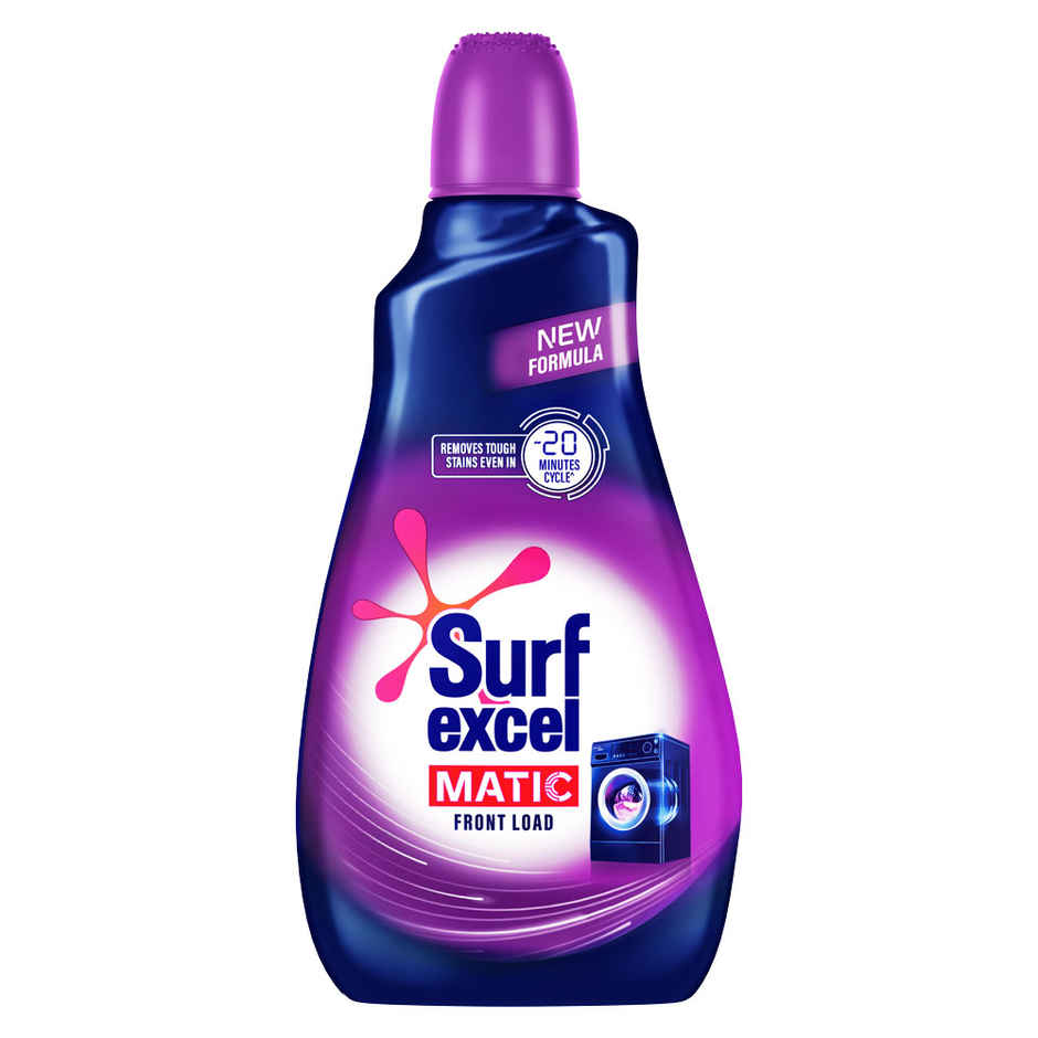 Surf Excel Matic Front Load Detergent Liquid Refill | Tough Dried Stain Removal