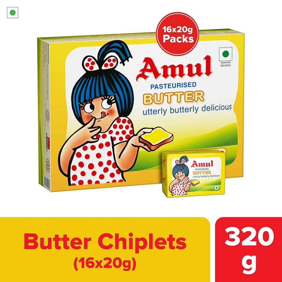 Amul Butter Chiplets - Pack Of 16