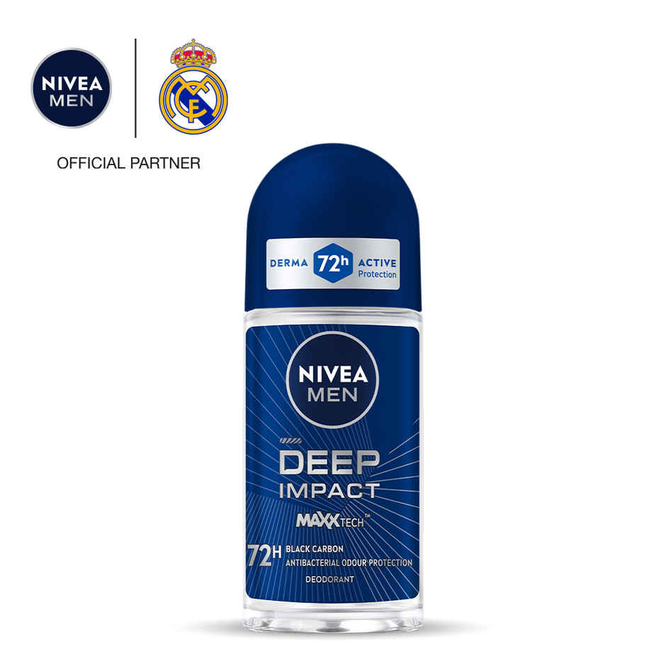 NIVEA MEN Deep Impact MaxxTech 72h Deodorant Roll-on - For MEN