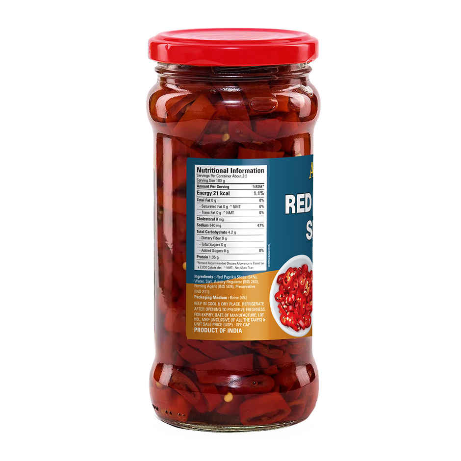 Abbie's Pickle Red Paprika in Brine