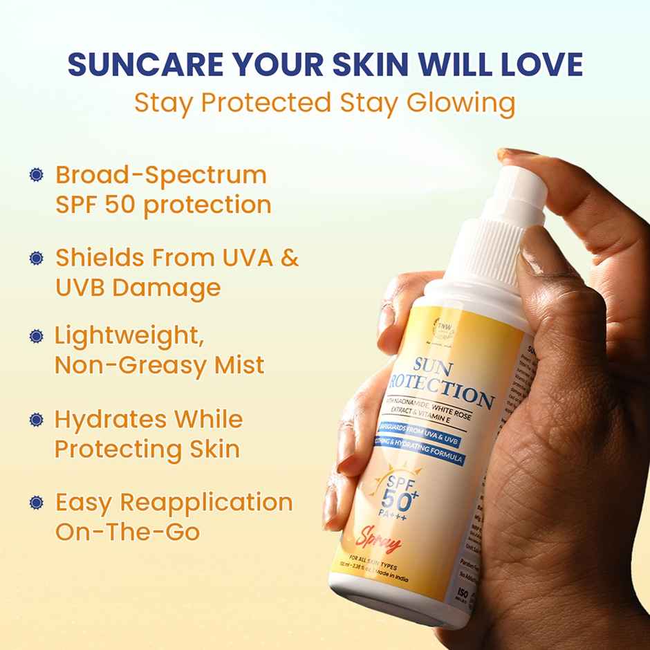 TNW The Natural Wash Sun Protection Sunscreen Spray SPF 50+ PA+++ Spray