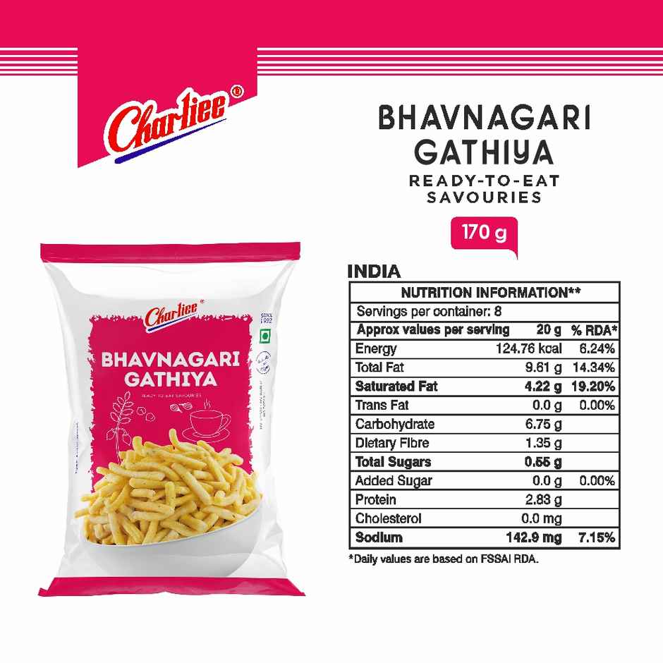 CHARLIEE Bhavnagari Gathiya