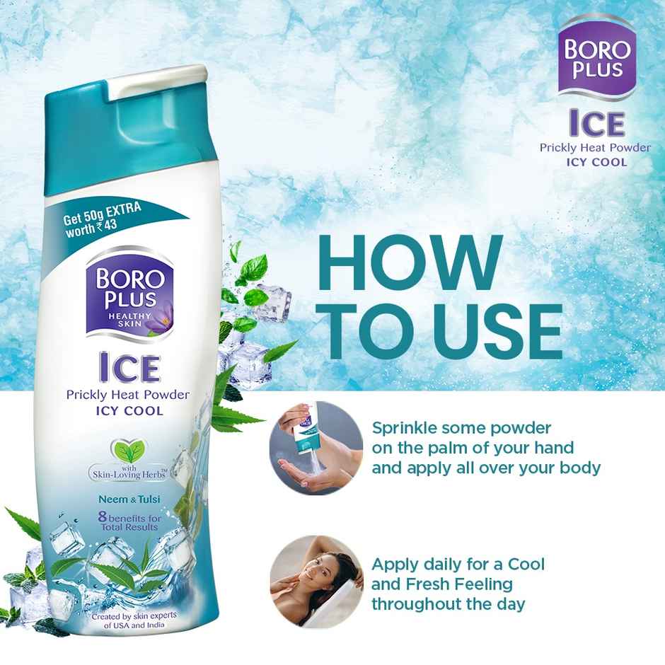 BoroPlus Prickly Heat Powder - Icy Cool