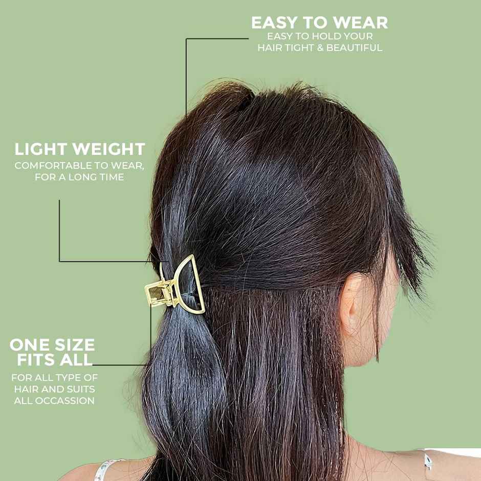 Prolume D Shape Small Cluthers Hair Clips Accessories For Women/Girl