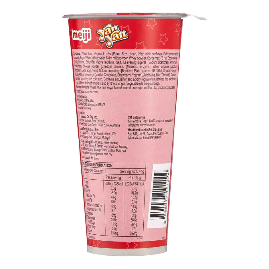 Meiji Yan Yan Double Dip Biscuit Sticks | Chocolate & Strawberry