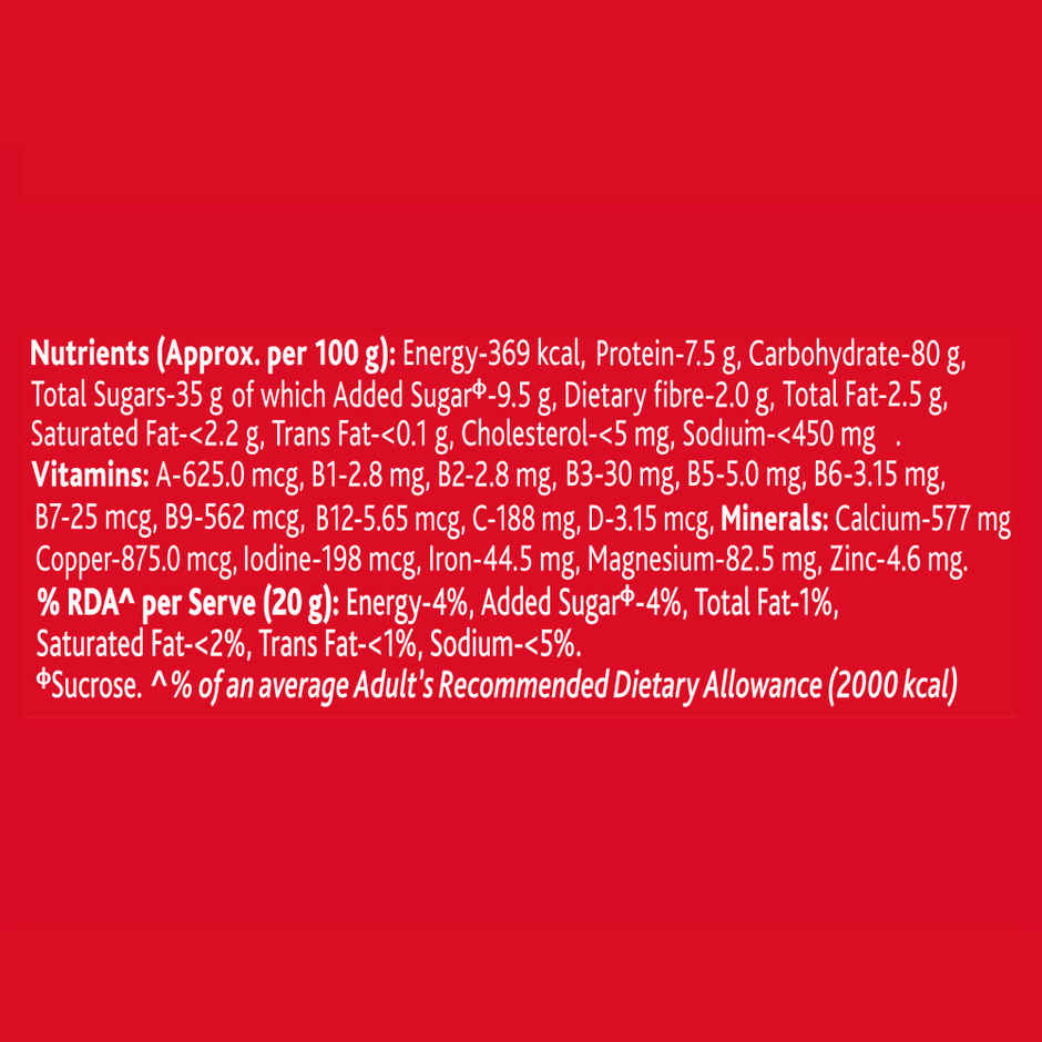 Boost Chocolate Malt Based Food Drink Mix | For 5+ years Kids