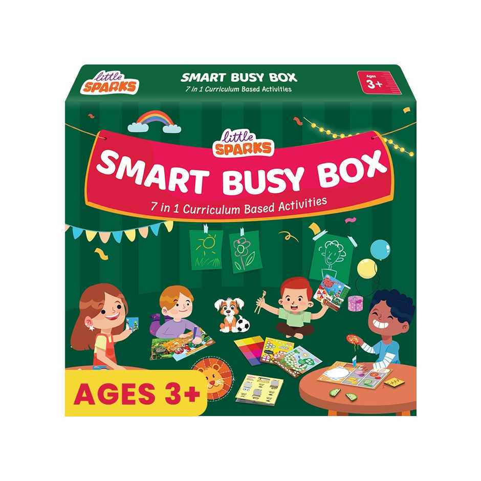 Smart Busy Box 7In1 Montessori Pre-School Learning Game - Smrt1242