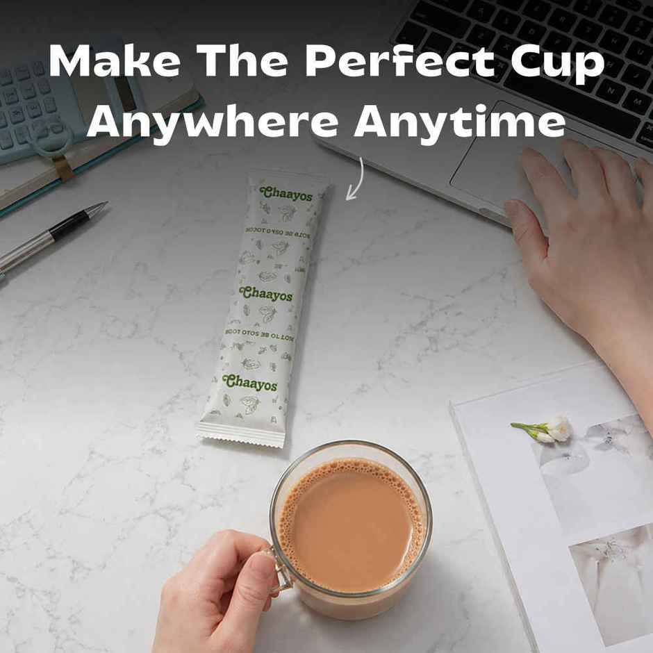 Chaayos Masala Instant Tea Premix - Low Sugar | Instant Masala Tea